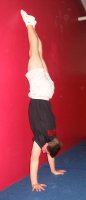 Handstand push up - facing the wall
