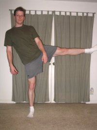 standing leg lift